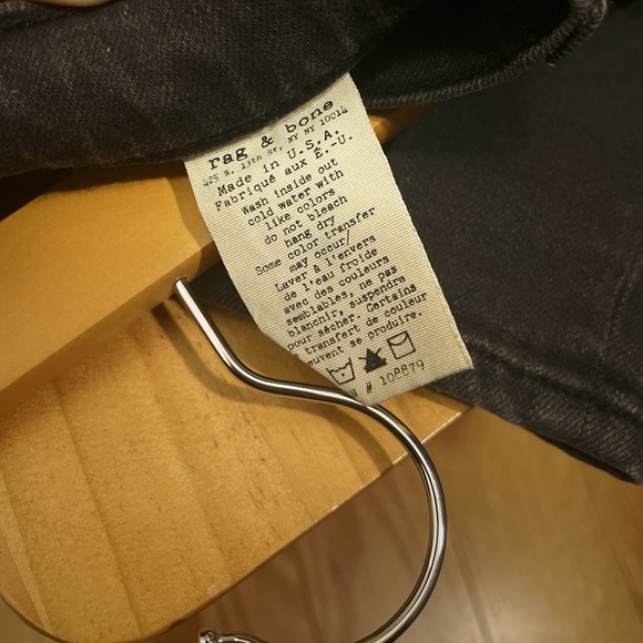 Rag & bone soft rock jeans w/ holes - Picture 8 of 8